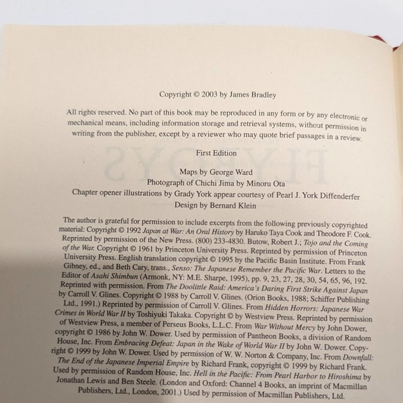 Flyboys: A True Story of Courage (2003, Hardcover) – James Bradley [War, Pilots] - Picture 4 of 10